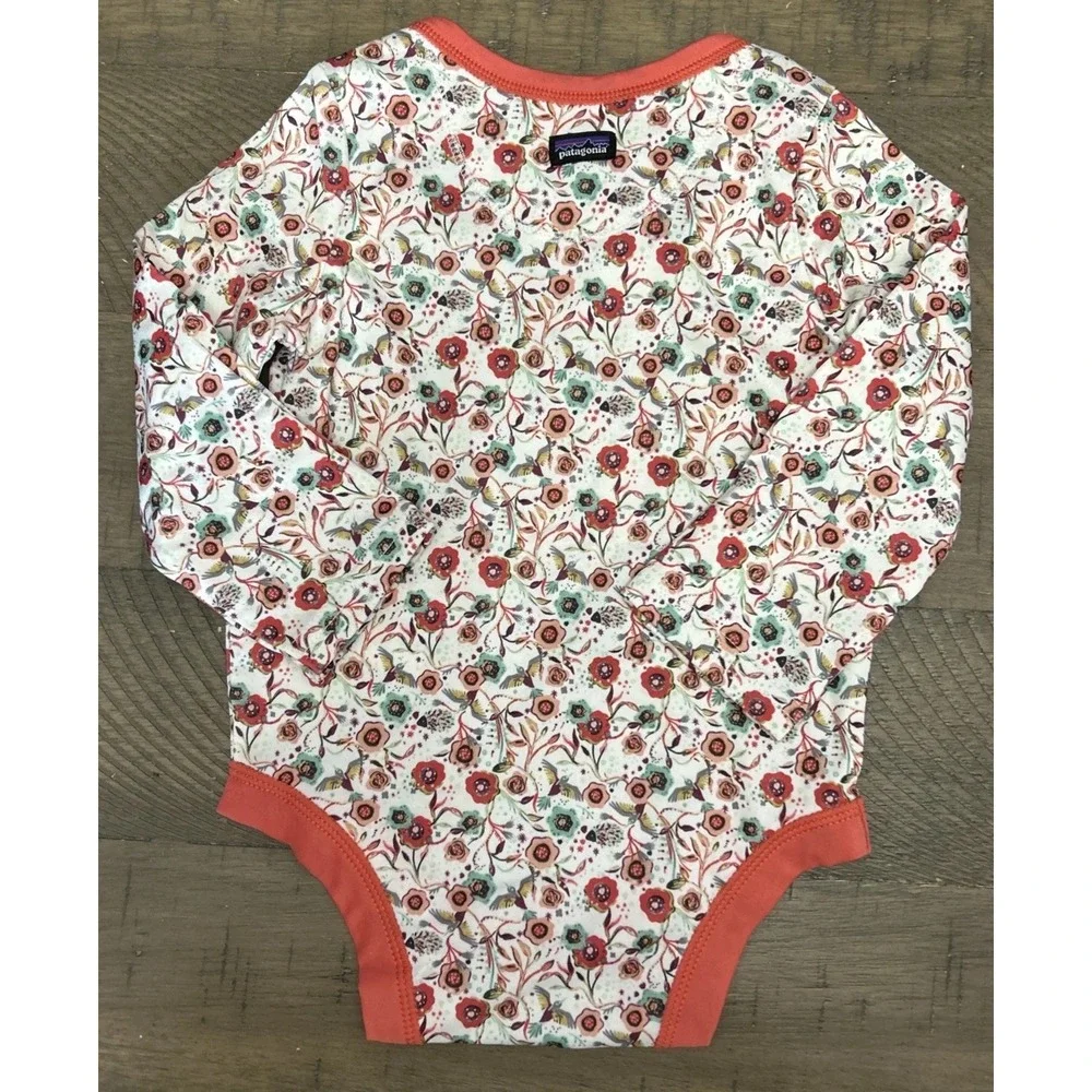 RARE NWT Patagonia Baby Girl Capilene Top & Bottoms Set 60054 3-6 Months